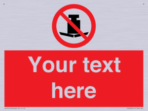 Custom No Heavy Loads Sign